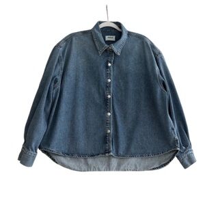 Agolde Aiden High Low Shirt  SOLD OUT Everywhere